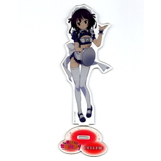 Megumin BIG Acrylic Figure Illustration Ver. Cafe La Mer KonoSuba: God's Blessing on this Wonderful World! [USED]
