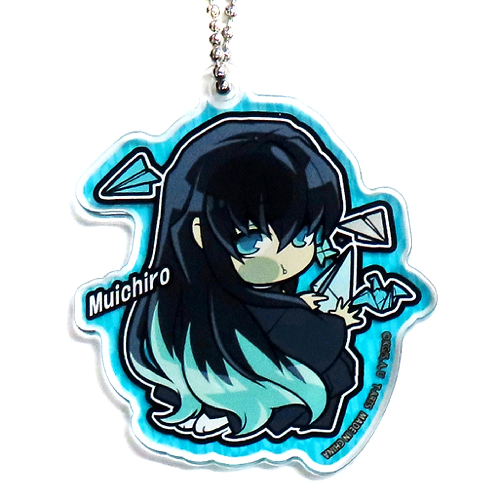 Muichiro Tokito Origami Demon Slayer Kimetsu no Yaiba Pita Deforme Hobbies Acrylic Keychain [USED]