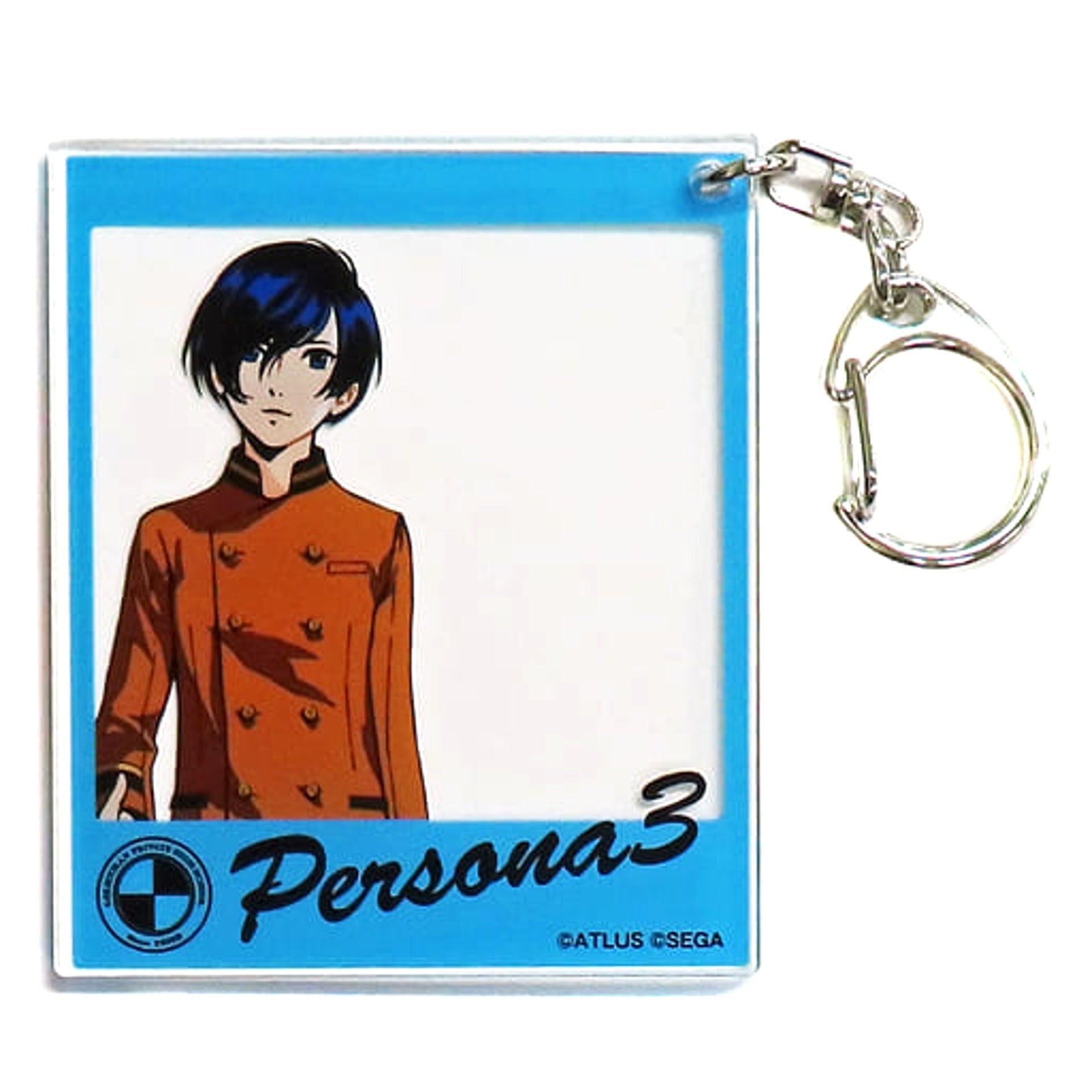 Persona 3 Protagonist Man Trading Acrylic Keychains Persona Series 25th Anniversary Persona 25th FES Exclusive Keychains [USED]
