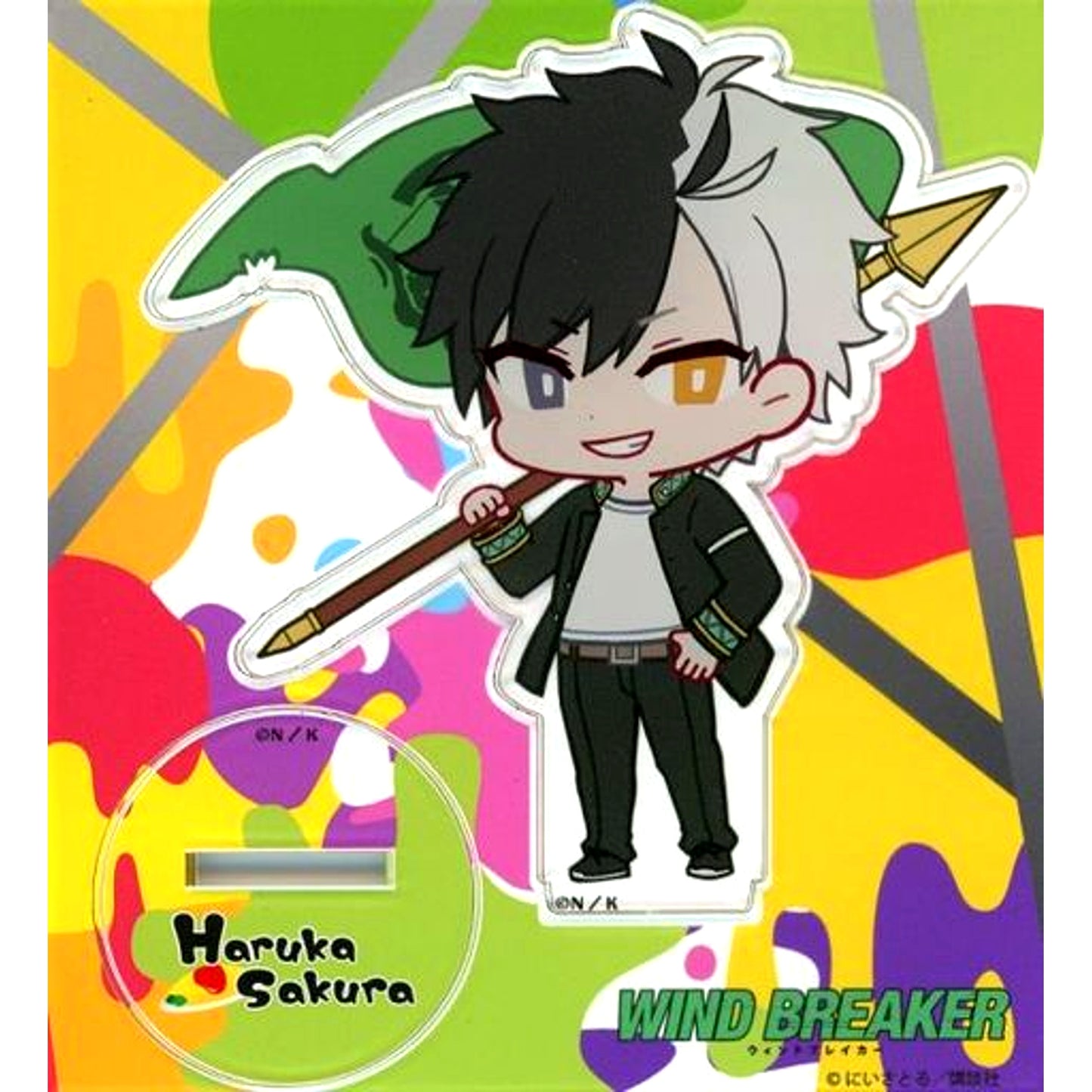 Haruka Sakura Patapata Hatamochi Wind Breaker Pop Up Store in Loft Acrylic Stand [USED]