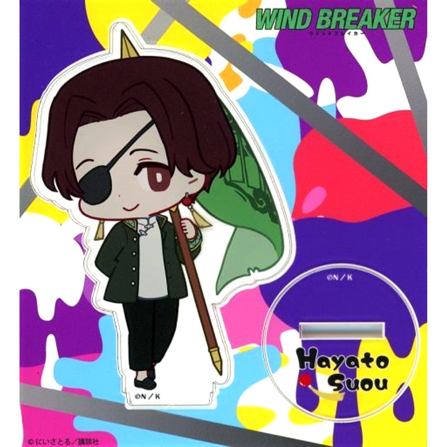 Hayato Suo WIND BREAKER Flag Holding Acrylic Stand POP UP STORE in Loft [USED]