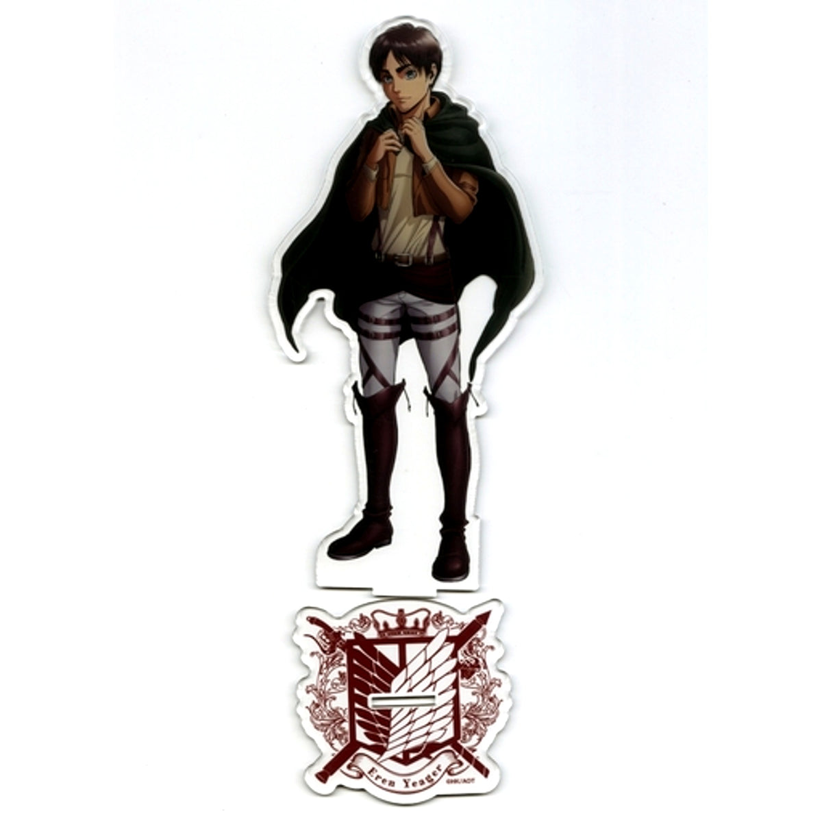 Eren Yeager Attack on Titan Illustration Acrylic Figure L [USED]