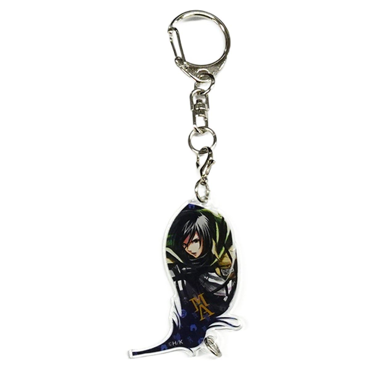 Mikasa Ackerman Attack on Titan Trading Acrylic Key Chains B Ver. Online Exhibition Limited Key Chain [USED]