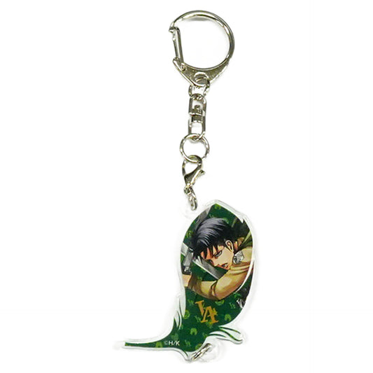 Attack on Titan Levi Ackerman B Ver. Trading Acrylic Keychains Online Exhibition Limited Keychains [USED]