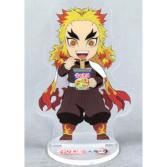 Kyojuro Rengoku Acrylic Stand Demon Slayer: Kimetsu no Yaiba x Nissin Foods China Limited Eligible Product Purchase Bonus [USED]