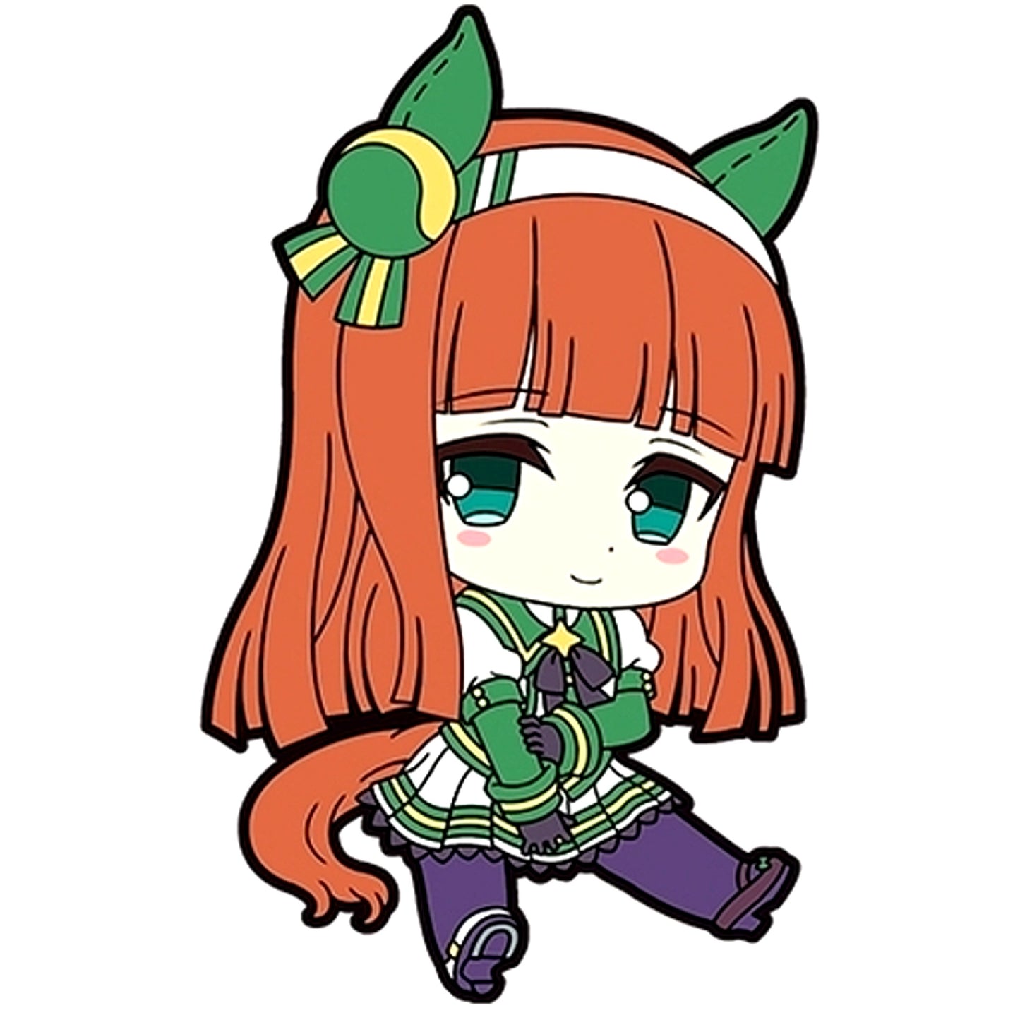 Silence Suzuka Umamusume Pretty Derby Petanko Trading Rubber Strap Vol.1 [USED]