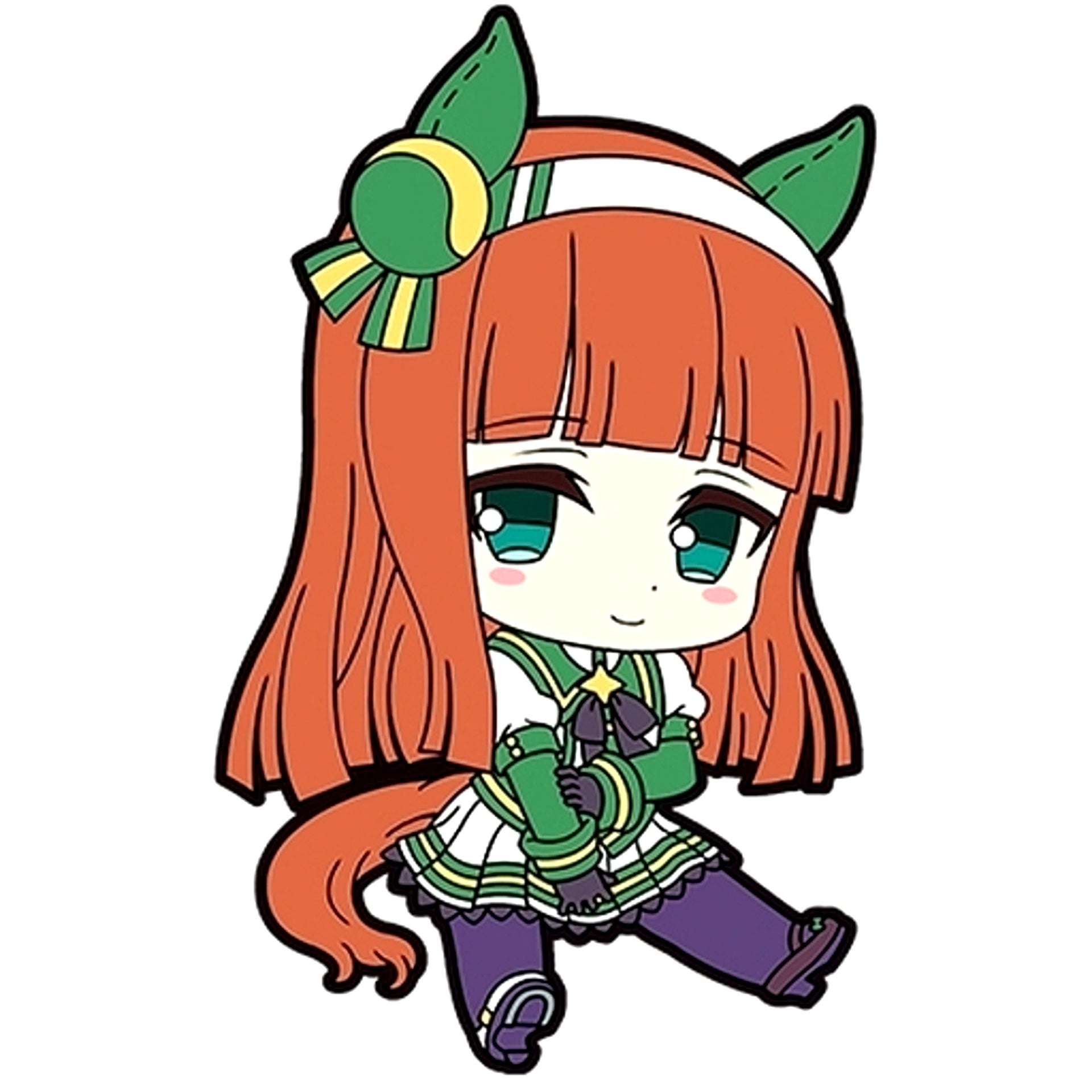 Silence Suzuka Umamusume Pretty Derby Petanko Trading Rubber Strap Vol.1 [USED]