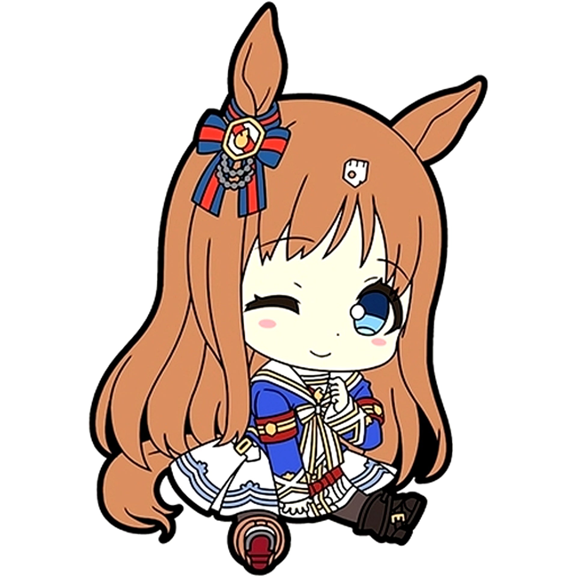 Grass Wonder Umamusume: Pretty Derby Petanko Trading Rubber Strap Vol.1 [USED]