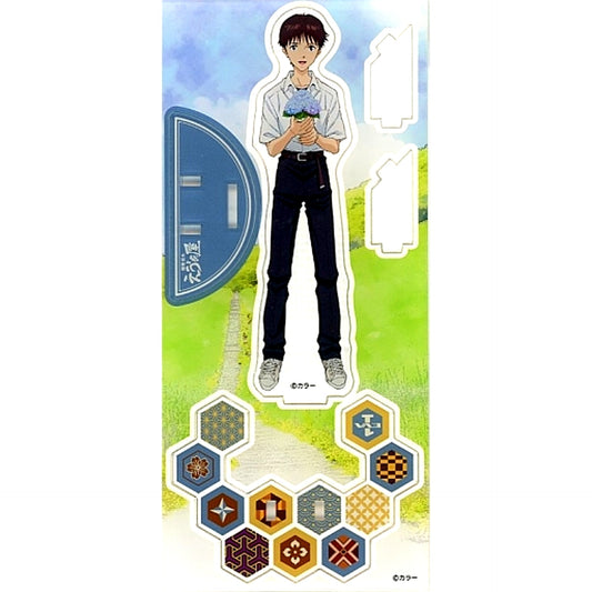 Shinji Ikari Evangelion Hakone Yumoto Eva-ya 9th Anniversary Acrylic Stand Goods [USED]