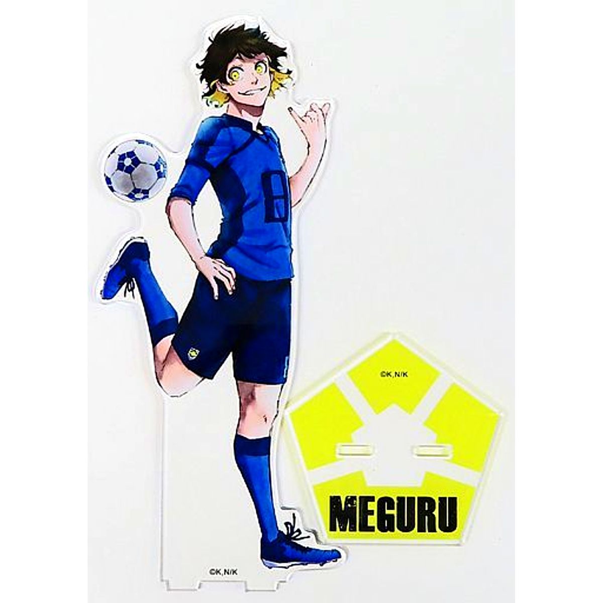 Meguru Bachira Blue Lock Big Acrylic Stand Marukuji Super Great Luck -2 [USED]