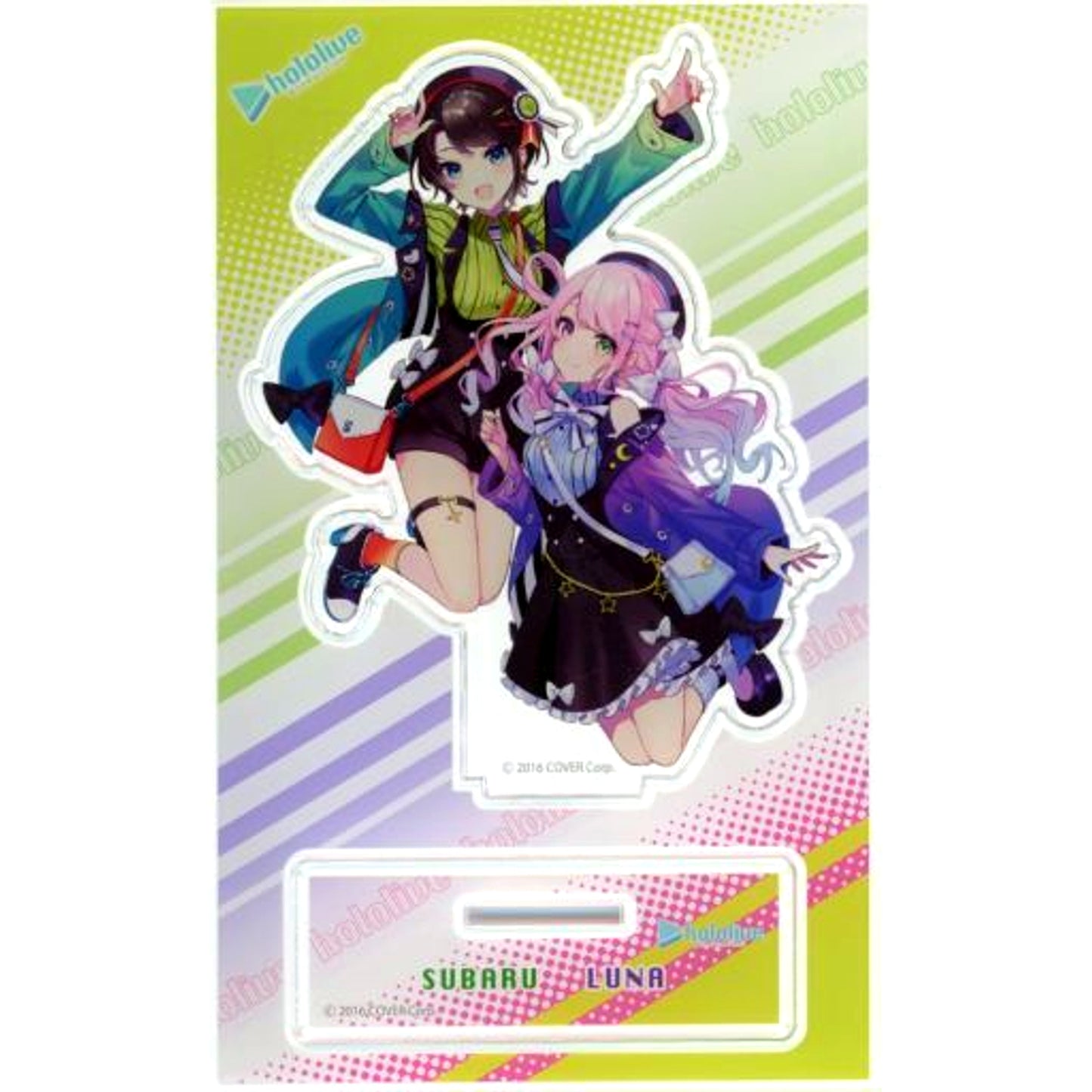Oozora Subaru & Himemori Luna VTuber Hololive x MOLLY.ONLINE 10th Acrylic Stand [USED]