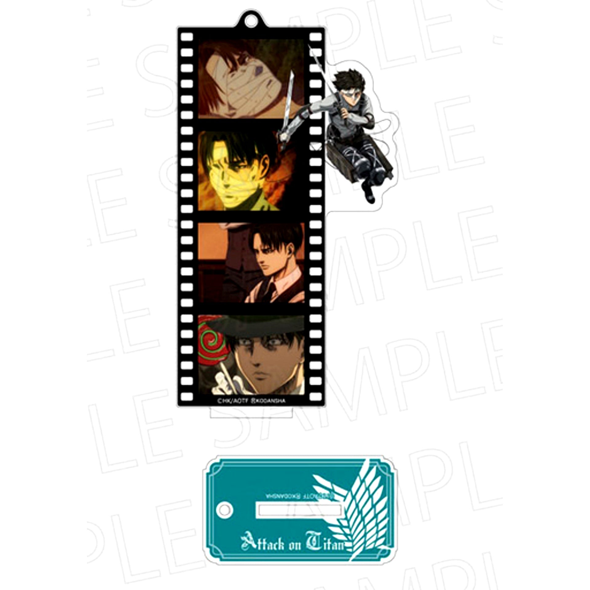 Levi Attack on Titan The Final Season Still Stand Keychain ver.2 [USED]