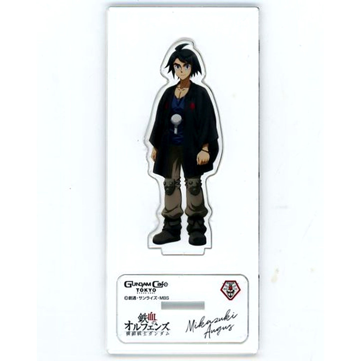 Mikazuki Augus Mobile Suit Gundam Iron-Blooded Orphans MODEL SHEET Acrylic Stand 202007 Gundam Cafe Limited [USED]