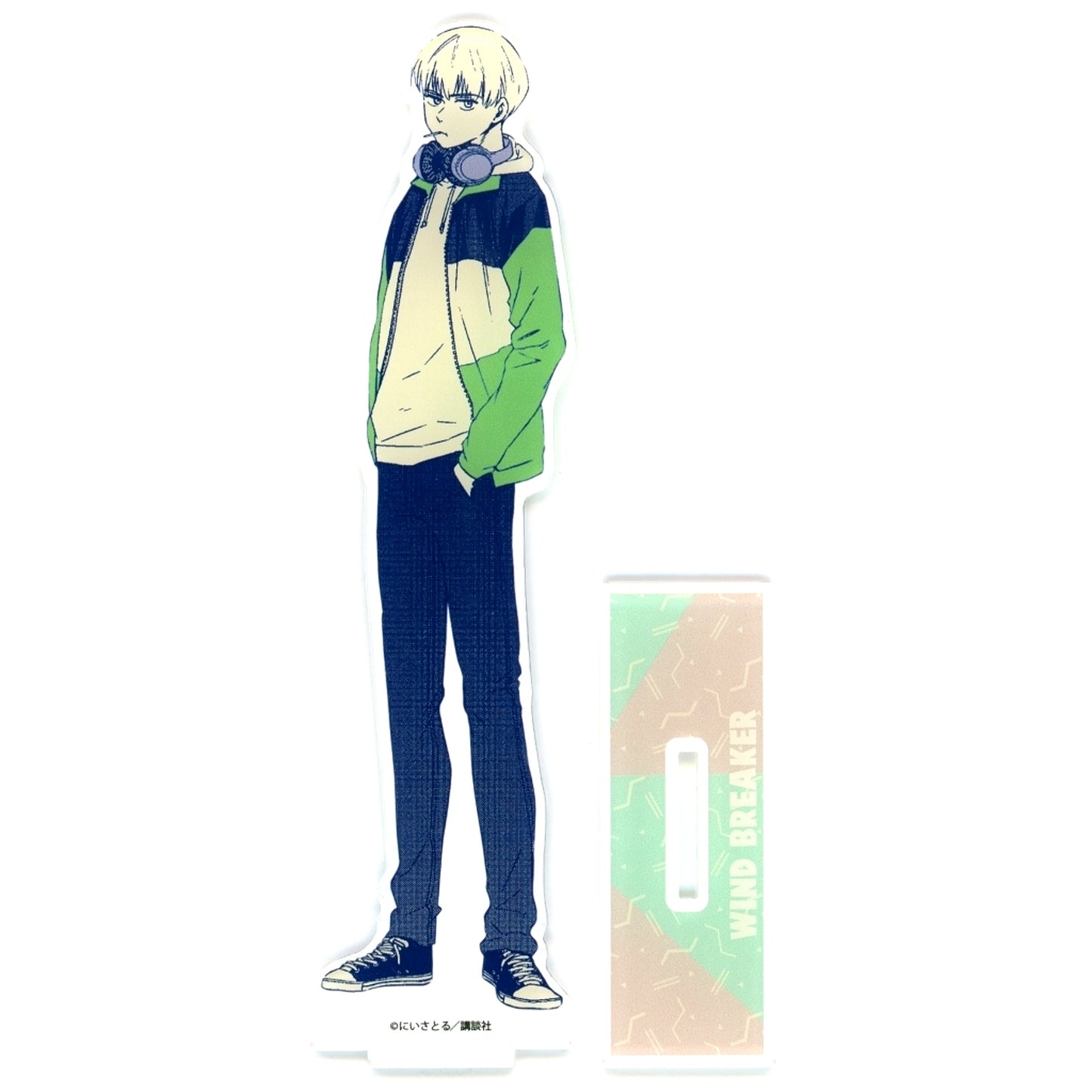 Ren Kaji B-5 Prize webpon x Kujimate WIND BREAKER Part 2 Big Acrylic Stand [USED]