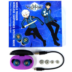 Osamu Mikumo and Yuma Kuga Model True Wireless Stereo Earphones World Trigger [USED]