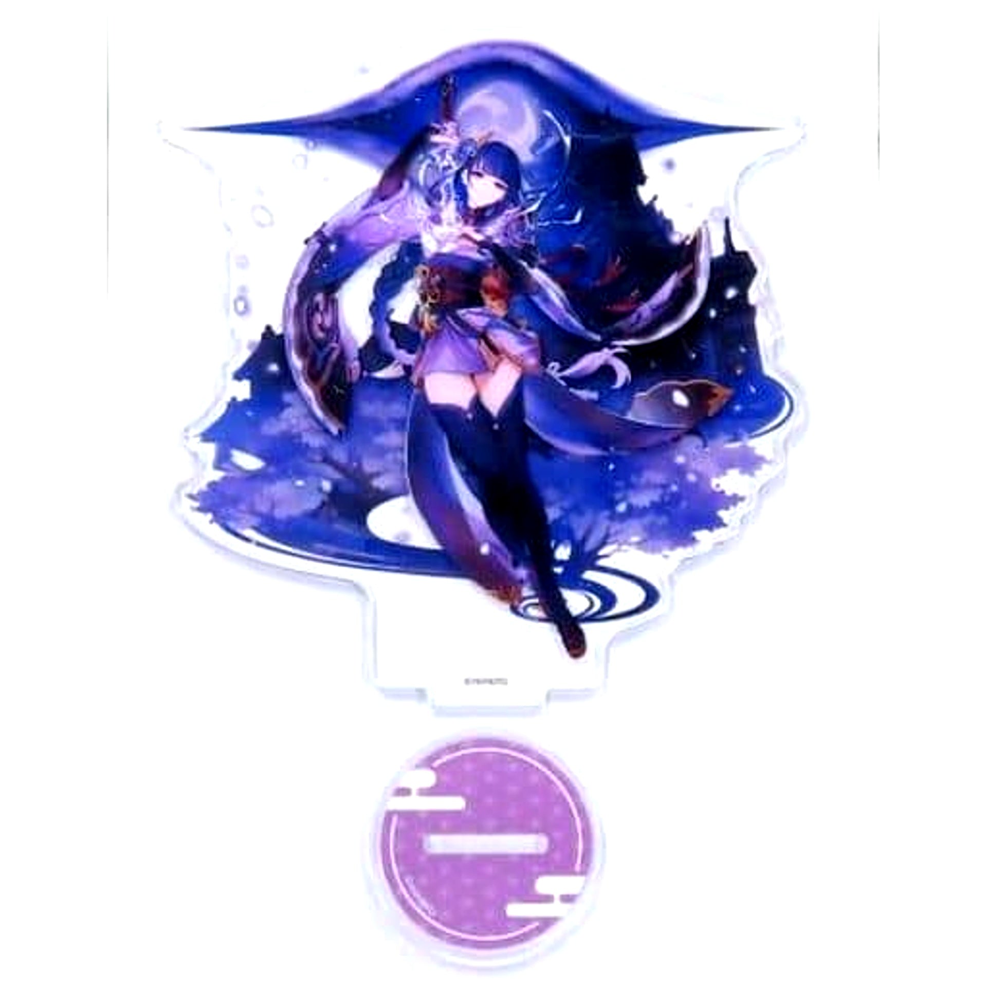 Raiden Shogun Genshin x GiGO Sega Stores Vol.3 Inazuma Effect Acrylic Stand [USED]