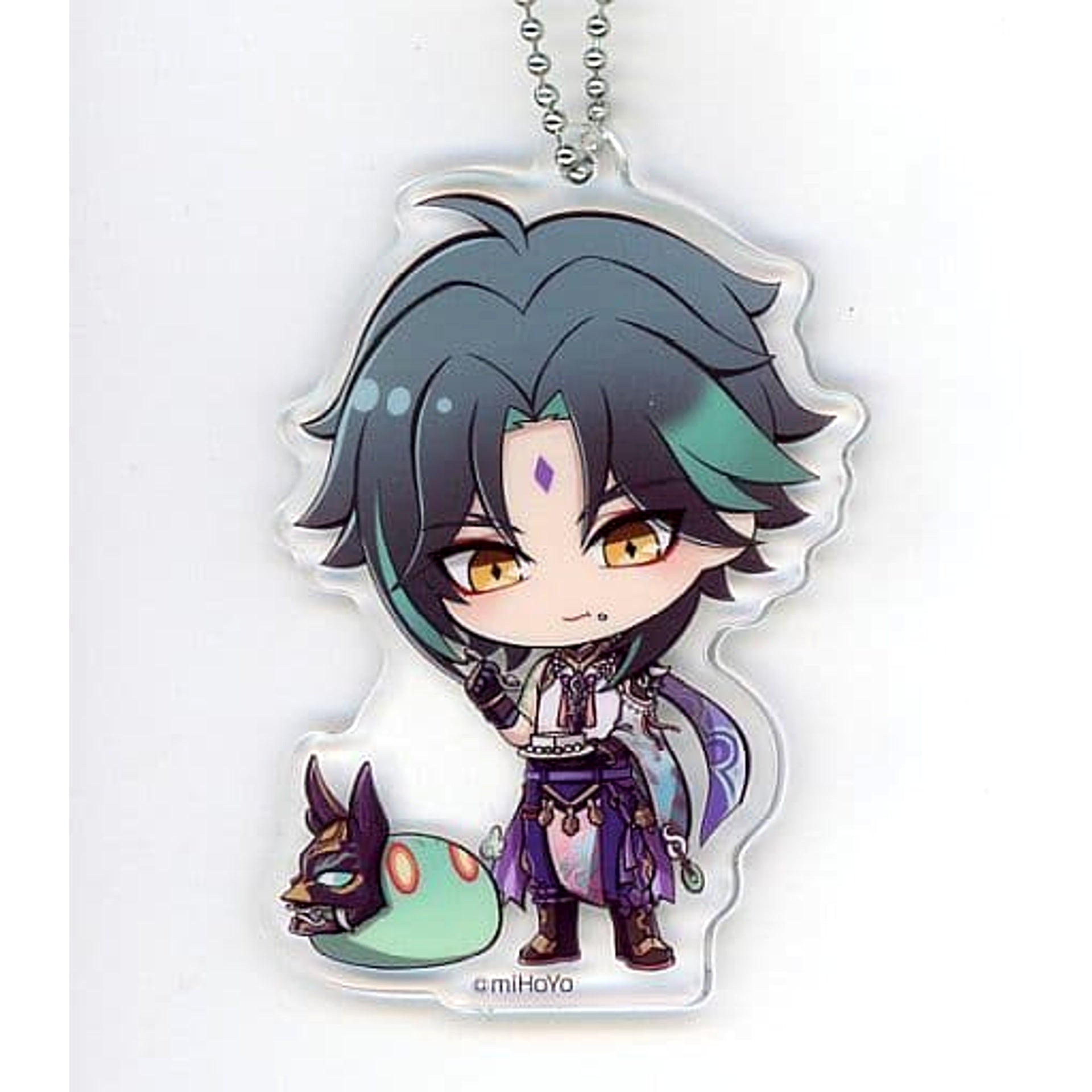 Genshin Xiao Original Acrylic Ball Chain Vol.2 GiGO and Sega Store Series 3 Exclusive Acrylic Item [USED]