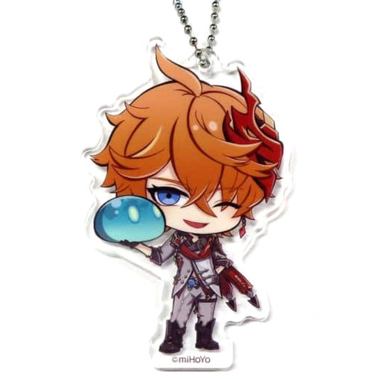 Genshin Tartaglia Original Acrylic Ball Chain Vol.2 GiGO and Sega Store Series 3 Exclusive Acrylic Item [USED]