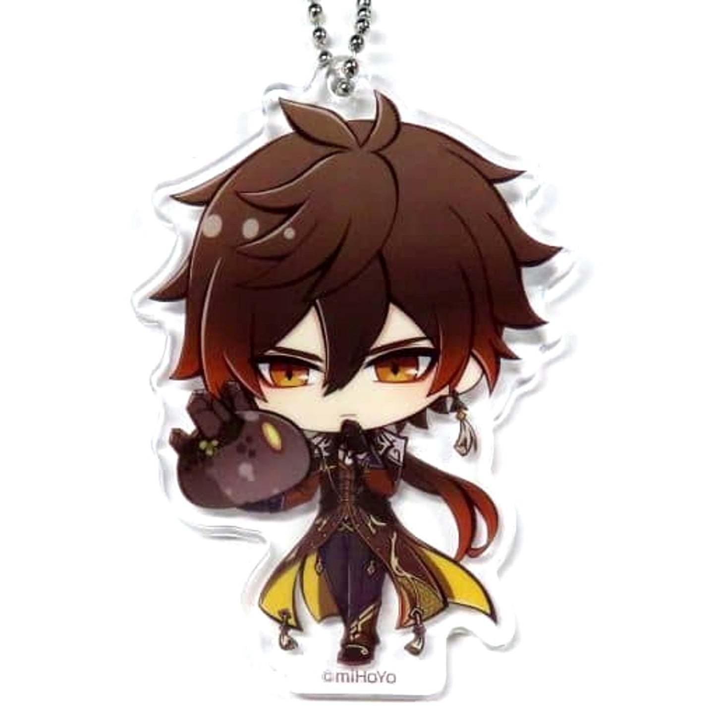 Genshin Zhongli Original Acrylic Ball Chain Vol.2 GiGO and Sega Store Series 3 Exclusive Acrylic Item [USED]