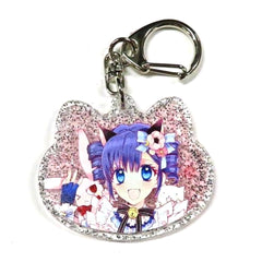 Searching for the Full Moon Mitsuki Kouyama Glitter Acrylic Charm Arina Tanemura Original Art Exhibition Animate Cafe Exclusive Stamp Card Campaign Benefits Charm [USED]