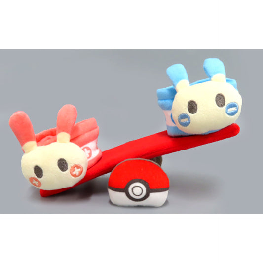 Plusle Minun Seesaw Pokemon Pokemon Dolls House Plush for Mascot Pokemon Center Limited [USED]