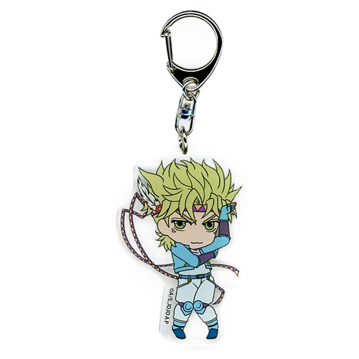Caesar Anthonio Zeppeli JoJo's Bizarre Adventure: Battle Tendency Acrylic Keychain Key Chain [USED]