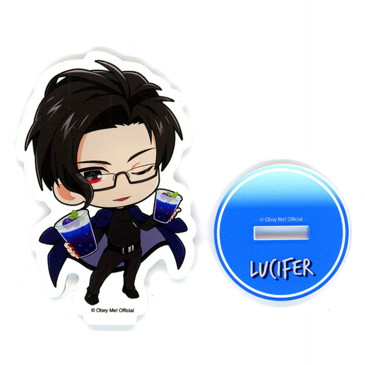 Lucifer Obey Me! x Chara Dri!! Chibi Character Acrylic Stand [USED]