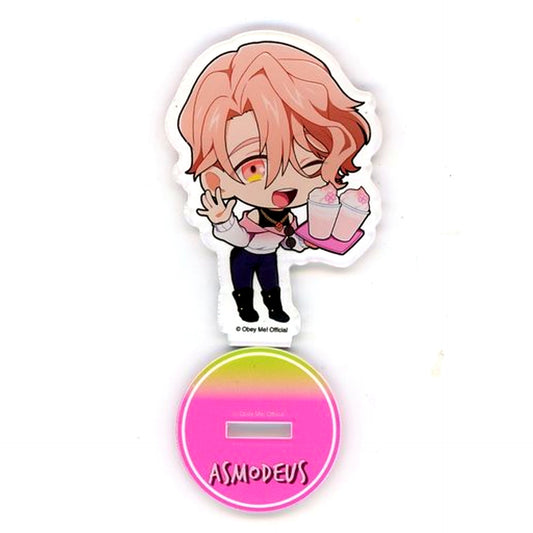Asmodeus Obey Me! x Chara Dri!! Chibi Character Acrylic Stand [USED]