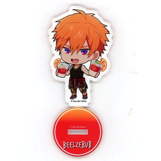 Obey Me! x CharaDri!! Beelzebub Chibi Character Acrylic Stand Acrylic Stands [USED]
