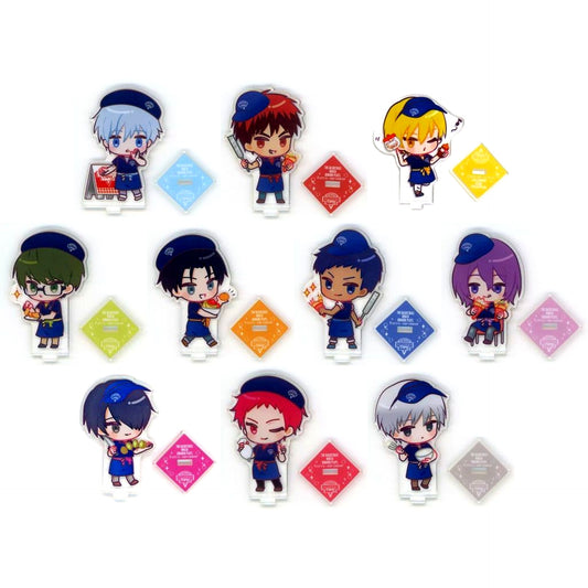 Set of 10 Kuroko's Basketball x Marion Crepes Trading Acrylic Stand [USED]