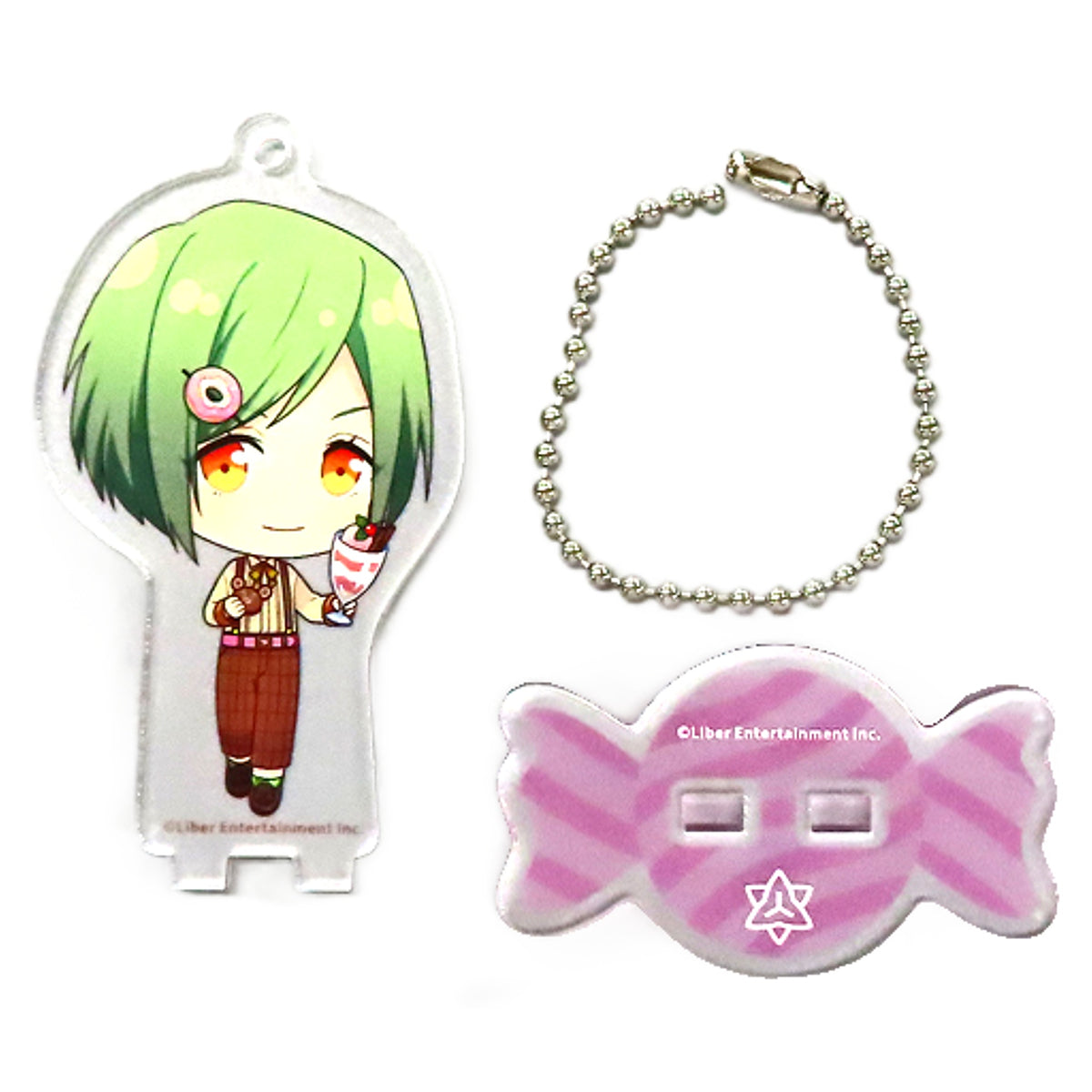 Yuki Rurikawa A3! Random Acrylic Stand Keychain Sweets Ver. A Group: Spring Group & Summer Group animatecafe 8th Edition Limited [USED]