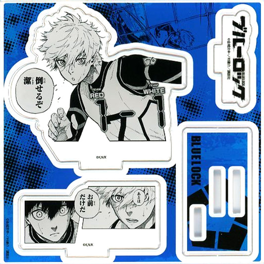 We Can Beat Him Isagi Acrylic Figure Plate Manga Blue Lock Vol. 7 TSUTAYA Limited Paid Bonus [USED]