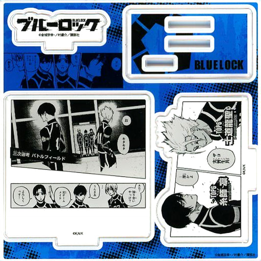 Third Selection Battlefield Acrylic Figure Plate Manga Blue Lock Vol. 11 TSUTAYA Limited Paid Bonus [USED]