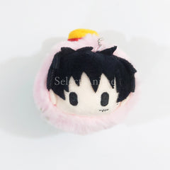 One Piece Monkey D. Luffy & Others Sakura Mochi Mascot All 6 Types Set Keychains [USED]
