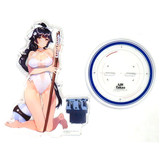 Takao Swimsuit Ver. Big Acrylic Stand Azur Lane animate Only Shop [USED]