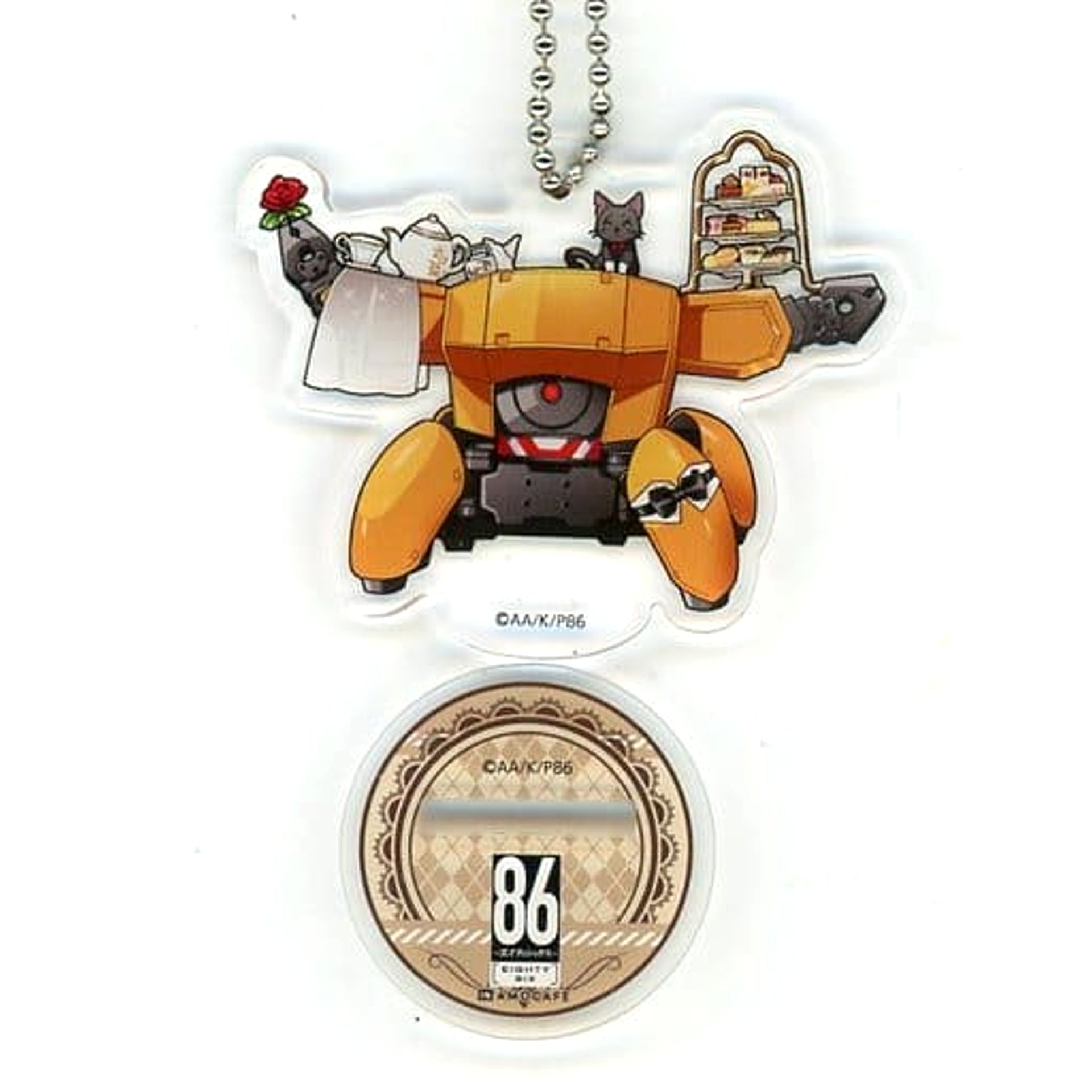 86 Fido Mini Character Acrylic Stand Keychain Amocafe Part.2 Limited Acrylic Stands [USED]
