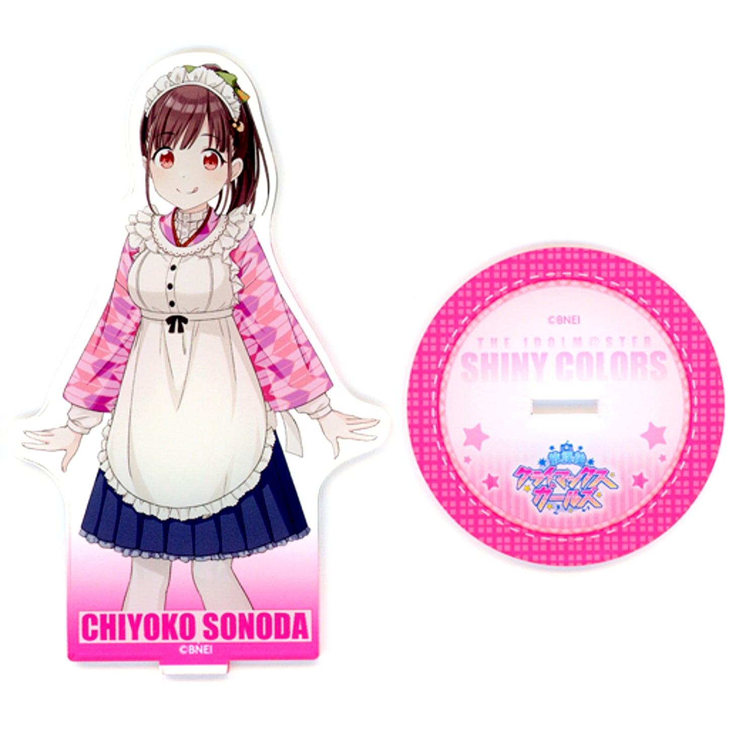 Chiyoko Sonoda THE IDOLM@STER Shiny Colors Acrylic Stand Kissa Climax Uniform [USED]