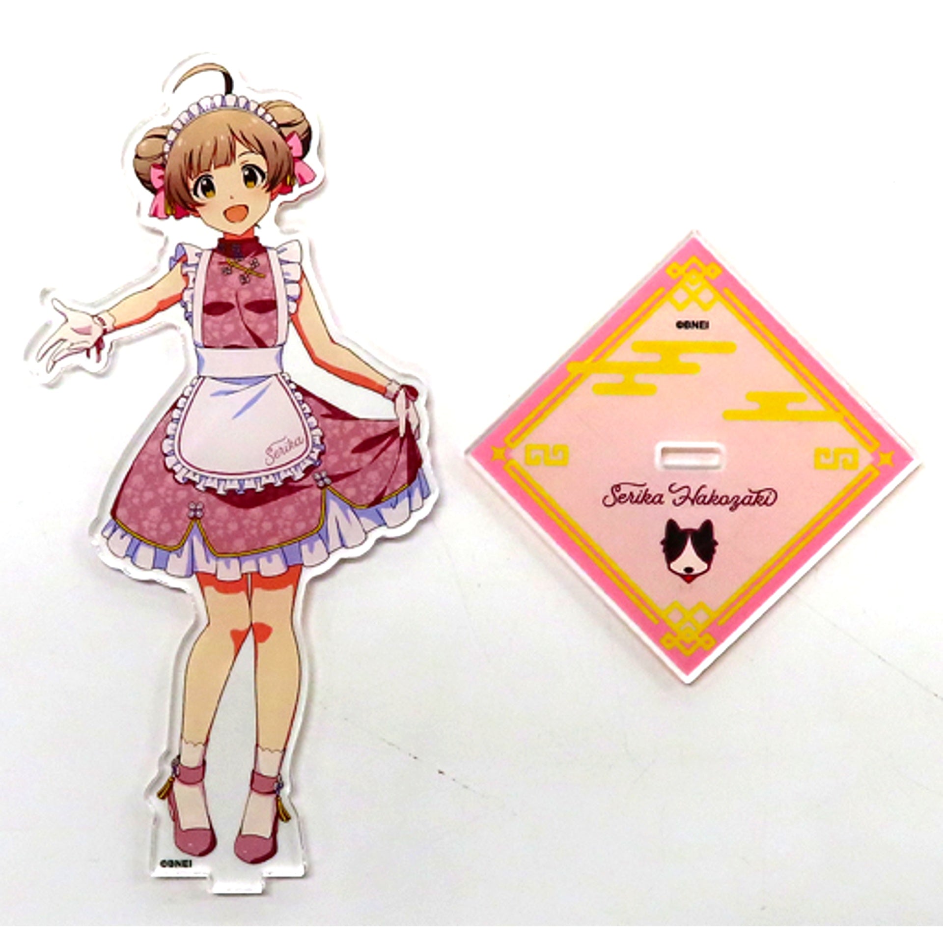 Serika Hakozaki THE IDOLM@STER MILLION LIVE! Acrylic Stand STELLAMAP CAFE ver. World Wide Meal [USED]