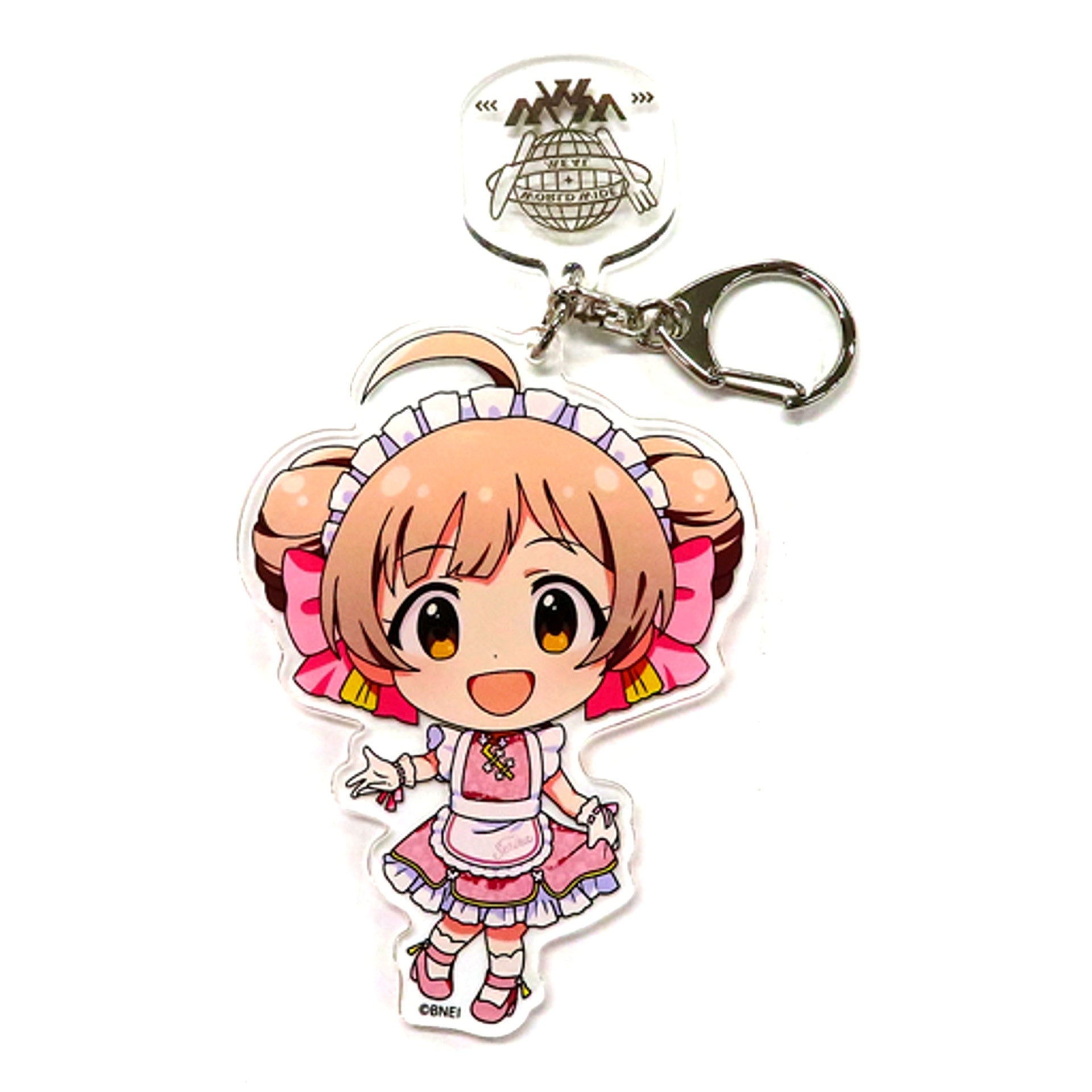 Serika Hakozaki The Idolmaster Million Live! Acrylic Keychain STELLAMAP CAFE Ver. World Wide Meal STELLAMAP CAFE [USED]