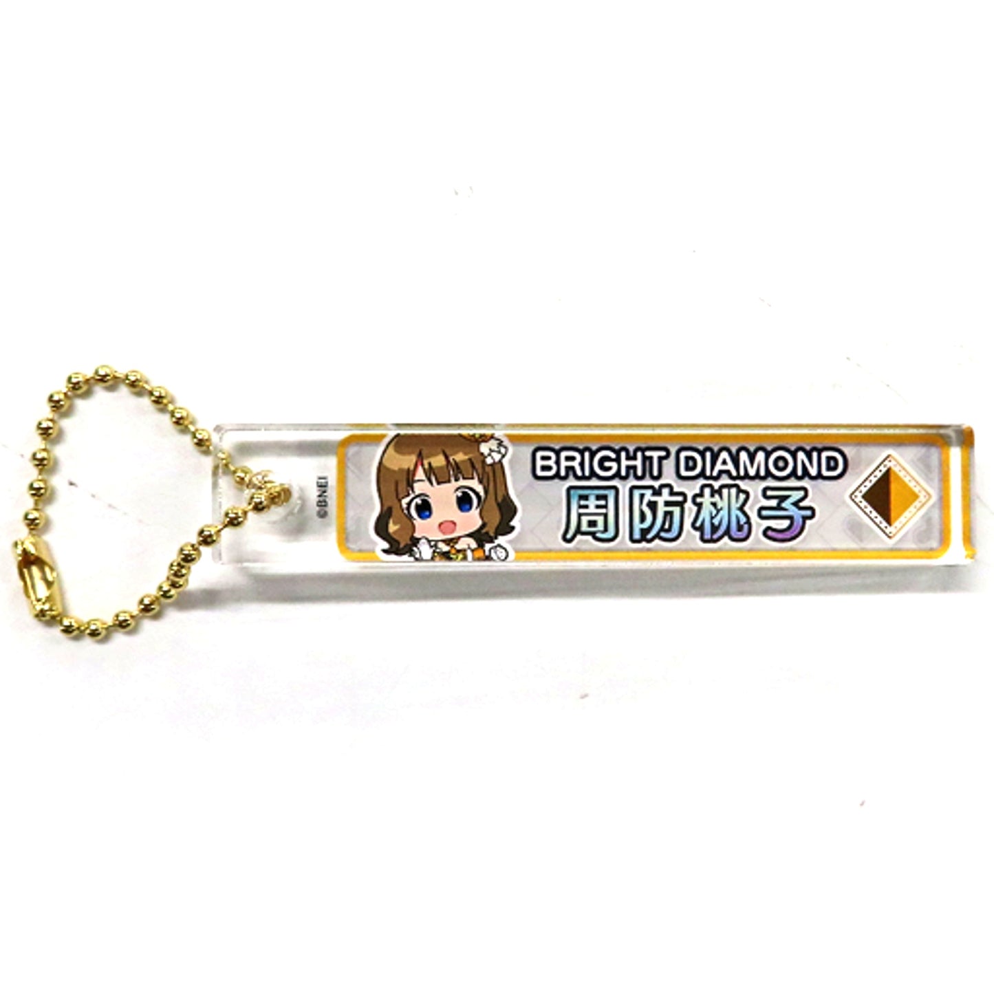 Momoko Suou THE IDOLM@STER Million Live! Title Acrylic Rod Ver.2 BRIGHT DIAMOND World Wide Meal x STELLAMAP CAFE [USED]