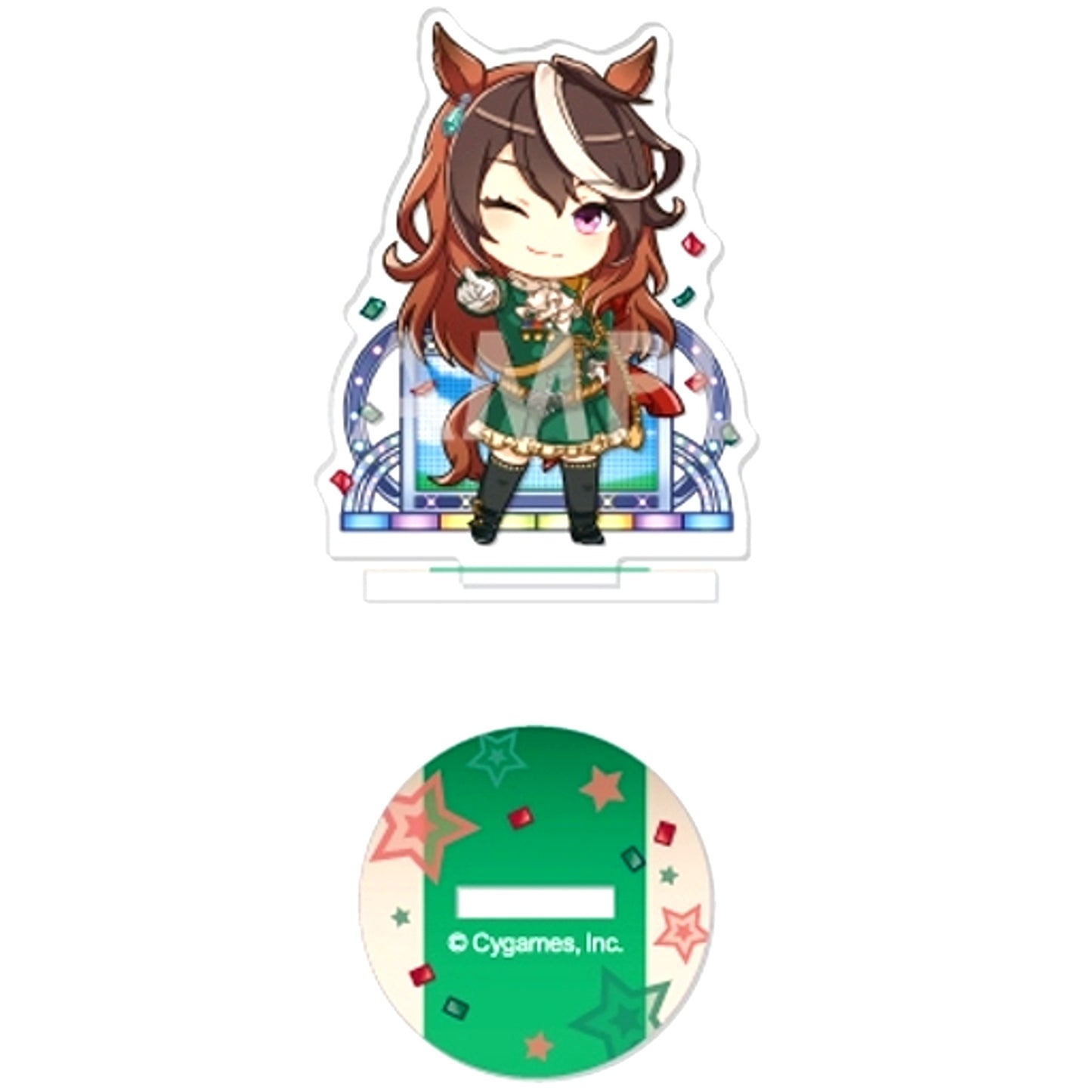 Symboli Rudolf Uma Musume Pretty Derby Charafille Acrylic Stand Umapyoi Densetsu Vol. 1 [USED]