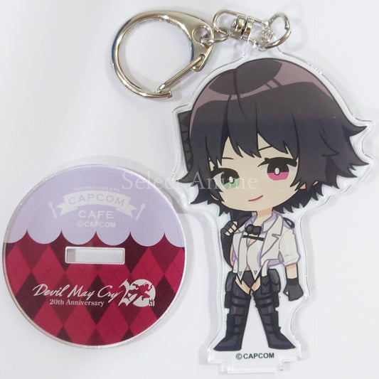 Devil May Cry Lady 3 20th Anniversary Trading Acrylic Stand Keychain Capcom Cafe Limited Keychains [USED]