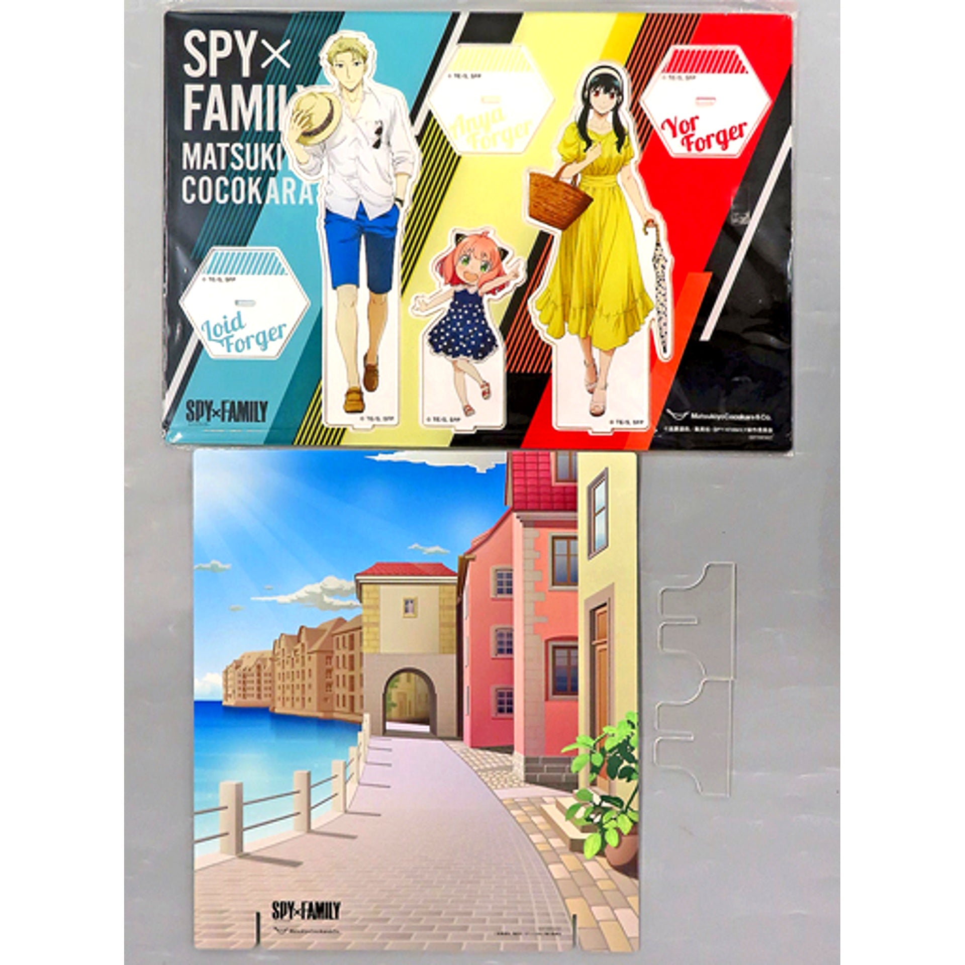 Forger Family Spy x Family x Matsumoto Kiyoshi Cocokara Fine Family Seasonal Countermeasures Campaign Lottery Buy and Apply B Course Original Acrylic Stand Set [USED]