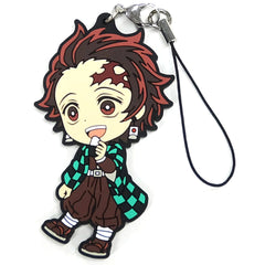 Demon Slayer: Kimetsu no Yaiba Tanjiro Kamado Ichiban Kuji Demon Slayer's Will 2 Rubber Charm Taking a Break Ver.2 Kyunchara Illustrations Prize I Keychains [USED]