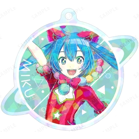 Hatsune Miku: Colorful Stage! Hatsune Miku A Trading Ani-Art Hologram Acrylic Keychain Keychains [USED]