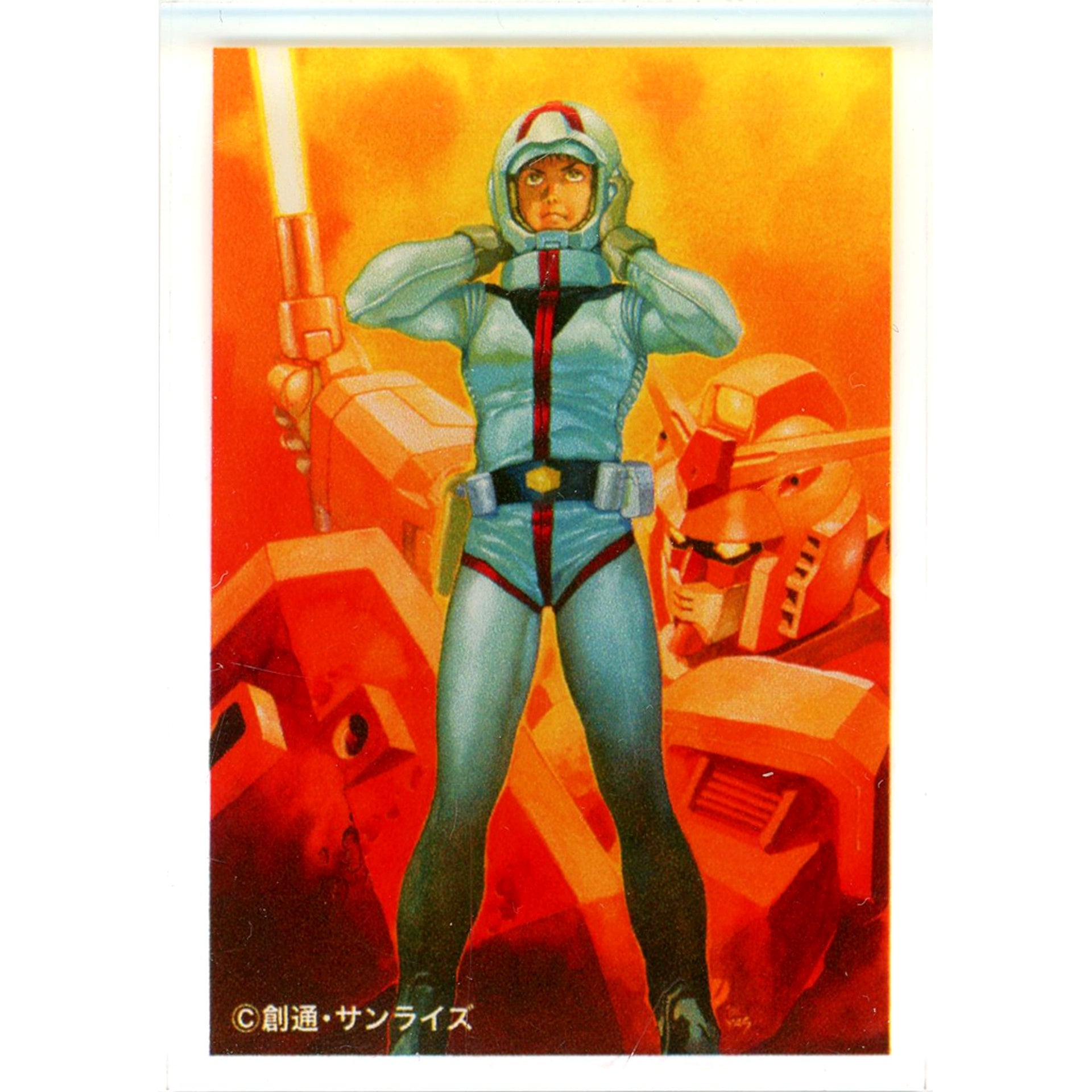Amuro Ray Yoshikazu Yasuhiko Mobile Suit Gundam THE ORIGIN Exhibition Blind Mini Acrylic Block [USED]