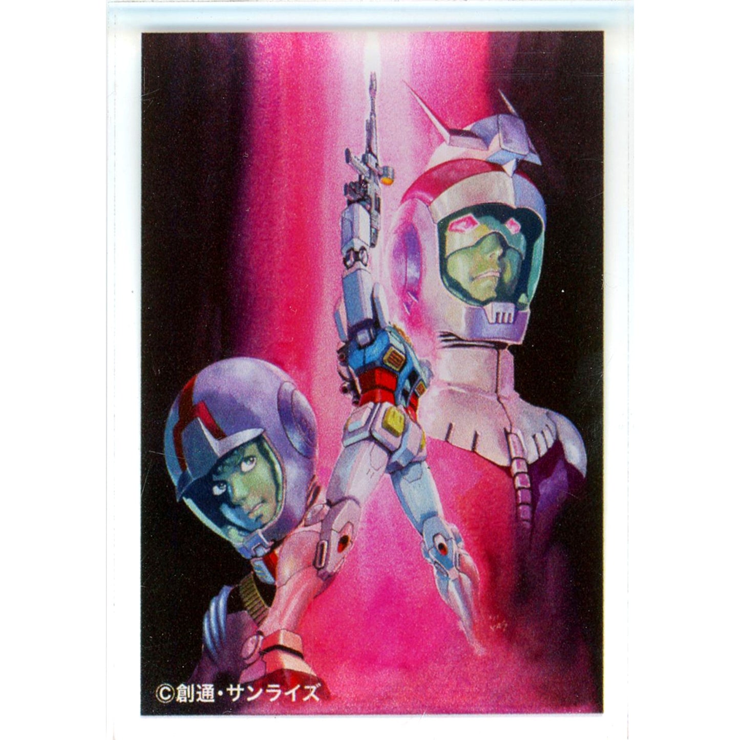 Amuro Ray & Char Aznable & RX-78-2 Gundam Mobile Suit Gundam THE ORIGIN Exhibition Blind Mini Acrylic Block [USED]