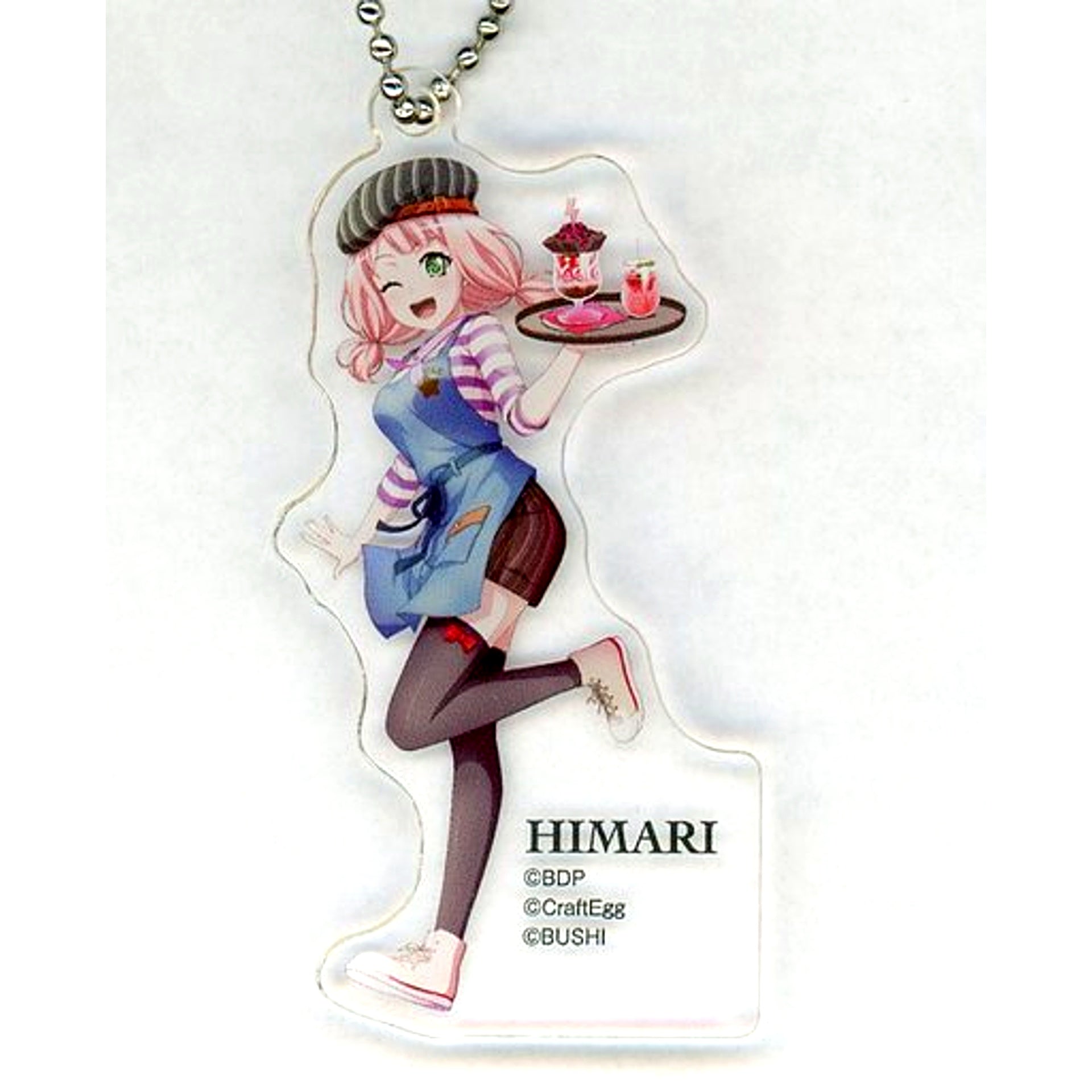 Himari Uehara BanG Dream! Girls Band Party! Full Body Acrylic Keychain Cafe 2020 [USED]