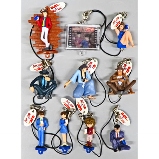 Set of 10 Georgia x Lupin the 3rd vs Detective Conan Connecting Figure Collection [USED]