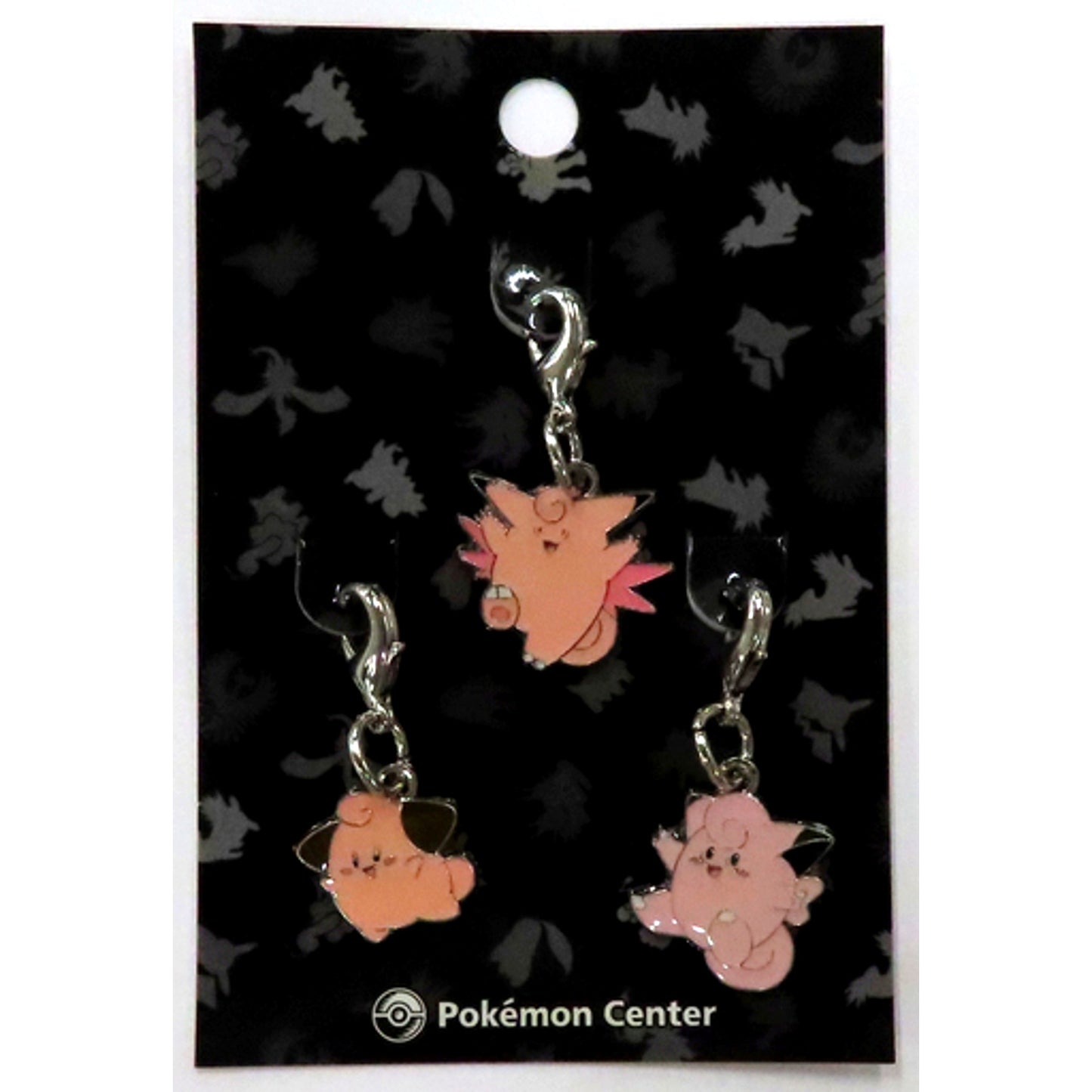 040 041 042 Cleffa and Clefairy and Clefable Metal Charm Pokemon [USED]